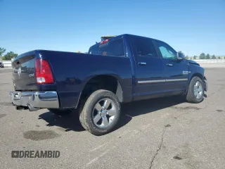 2018 Ram 1500 Big Horn with VIN 1C6RR7LT6JS298093, listed as a Copart auction lot 57454835 with 57,638 mi miles and Salvage title. Bid and sale history available at DreamBid. Image 3.