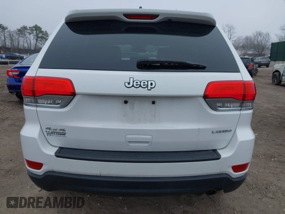 2014 Jeep Grand Cherokee Laredo with VIN 1C4RJFAG8EC109458, listed as a IAAI auction lot 41908466 with 59,427 mi miles. Bid and sale history available at carsss.com. Image 16.