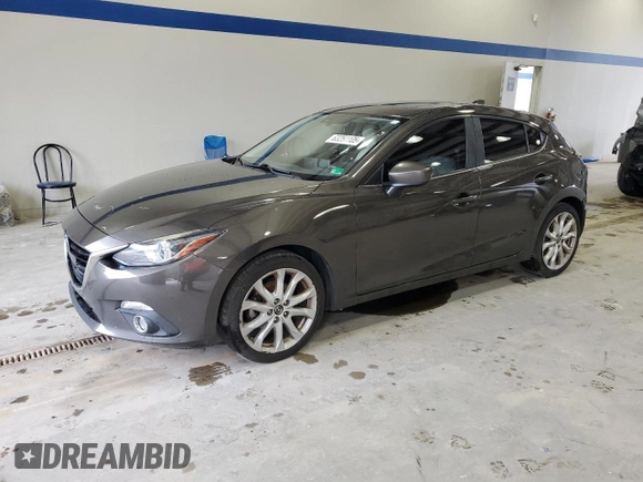 2015 Mazda 3 S Grand Touring with VIN JM1BM1M31F1251166, listed as a Copart auction lot 63251105 with 230,435 mi miles and Salvage title. Bid and sale history available at DreamBid. Image 1.
