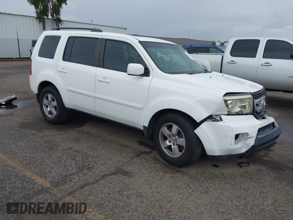 2011 Honda Pilot EX-L z VIN 5FNYF3H75BB027767, wystawiony jako IAAI lot #41770747 z przebiegiem 214 587 mil mil oraz . Historia ofert i sprzedaży dostępna na DreamBid. Obrazek 1.