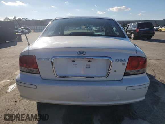 2003 Hyundai Sonata with VIN KMHWF25H33A907483, listed as a Copart auction lot 46174975 with 242,824 mi miles and Salvage Title. Bid and sale history available at carsss.com. Image 6.