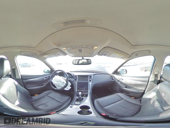 2014 Infiniti Q50 Premium with VIN JN1BV7ARXEM688219, listed as a Copart auction lot 41666885 with 143,813 mi miles and Salvage Title. Bid and sale history available at DreamBid. Image 13.