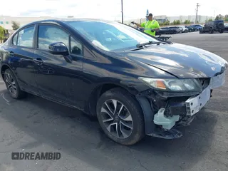 2013 Honda Civic EX with VIN 19XFB2F83DE252125, listed as a IAAI auction lot 41948687 with 150,979 mi miles and . Bid and sale history available at DreamBid. Image 1.