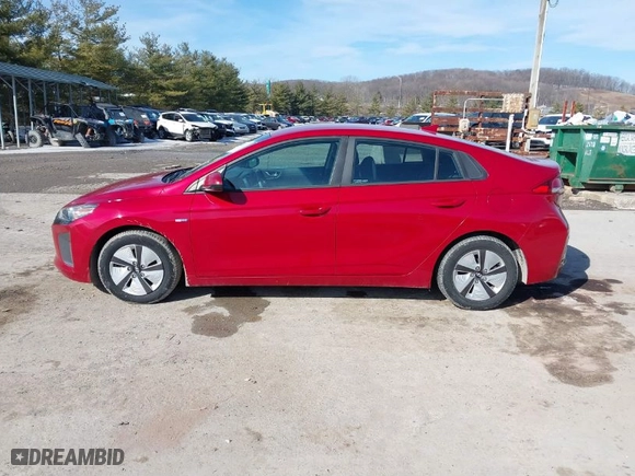 2019 Hyundai Ioniq Hybrid Blue with VIN KMHC65LC8KU119579, listed as a IAAI auction lot 41617117 with 63,796 mi miles. Bid and sale history available at carsss.com. Image 14.