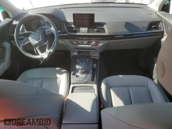2020 Audi Q5 Premium with VIN WA1ANAFYXL2006772, listed as a Copart auction lot 57432645 with 38,147 mi miles and Non repairable. Bid and sale history available at DreamBid. Image 8.