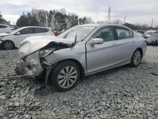 2013 Honda Accord Sdn EX-L with VIN 1HGCR2F81DA000375, listed as a Copart auction lot 47688705 with 215,445 mi miles and Salvage Title. Bid and sale history available at carsss.com. Image 1.
