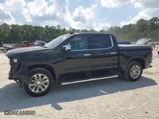 2019 Chevrolet Silverado 1500 LTZ with VIN 3GCPWEED8KG125364, listed as a Copart auction lot 69506784 with 99,392 mi miles and Salvage Title. Bid and sale history available at carsss.com. Image 1.