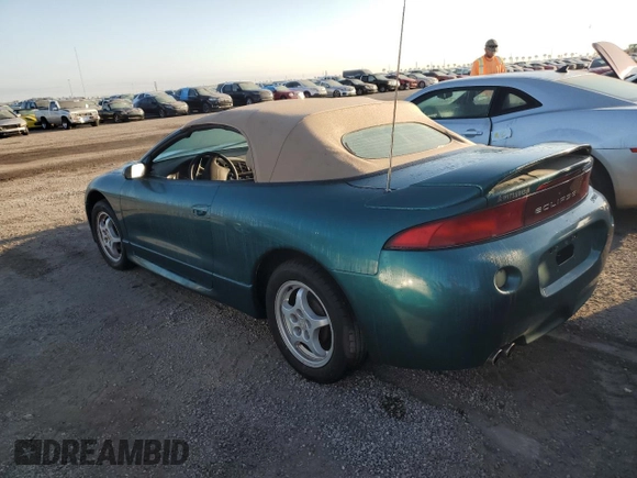 1999 Mitsubishi Eclipse GS with VIN 4A3AX35G2XE134039, listed as a Copart auction lot 76186224 with 0 mi miles and Salvage Title. Bid and sale history available at carsss.com. Image 2.