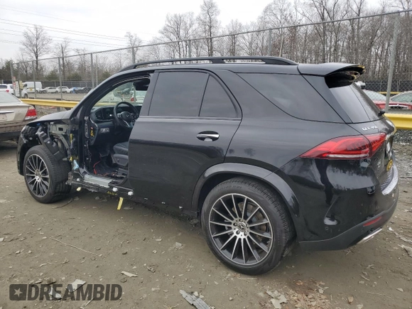 2022 Mercedes-Benz GLE 450 with VIN 4JGFB5KB8NA629017, listed as a Copart auction lot 86487524 with 31,108 mi miles and Salvage title. Bid and sale history available at DreamBid. Image 2.