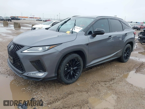2022 Lexus RX 350 F Sport with VIN 2T2YZMDA8NC339715, listed as a IAAI auction lot 42156138 with 41,640 mi miles and . Bid and sale history available at DreamBid. Image 19.