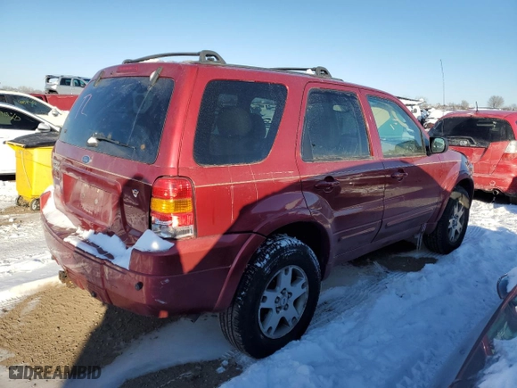 2005 Ford Escape Limited with VIN 1FMCU941X5KC09858, listed as a Copart auction lot 45040105 with 155,856 mi miles and Salvage Title. Bid and sale history available at carsss.com. Image 3.