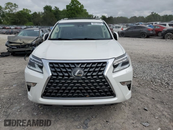 2021 Lexus GX 460 Premium z VIN JTJAM7BX5M5299714, wystawiony jako Copart lot #56012695 z przebiegiem Nie podano mil oraz Szkoda całkowita • Salvage title. Historia ofert i sprzedaży dostępna na DreamBid. Obrazek 5.