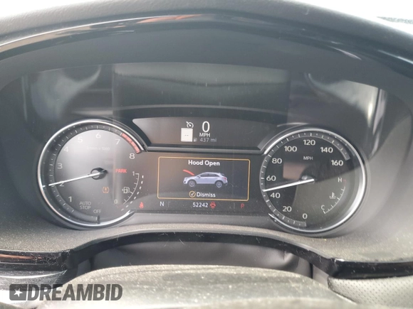 2021 Cadillac XT5 FWD Premium Luxury with VIN 1GYKNCRS9MZ217560, listed as a Copart auction lot 60733295 with 52,242 mi miles and Salvage title. Bid and sale history available at DreamBid. Image 9.