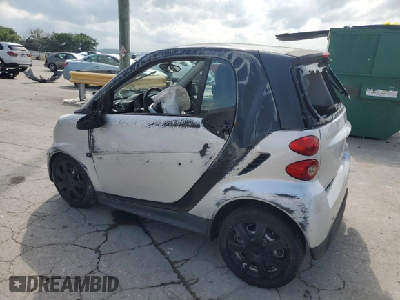 2015 Smart fortwo Passion z VIN WMEEJ3BA8FK811537, wystawiony jako Copart lot #57823255 z przebiegiem Nie podano mil oraz Szkoda całkowita • Salvage title. Historia ofert i sprzedaży dostępna na DreamBid. Obrazek 2.