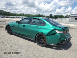 2022 BMW M3 Competition xDrive z VIN WBS43AY05NFN12563, wystawiony jako Copart lot #56837075 z przebiegiem Nie podano mil oraz Szkoda całkowita • Salvage title. Historia ofert i sprzedaży dostępna na DreamBid. Obrazek 2.