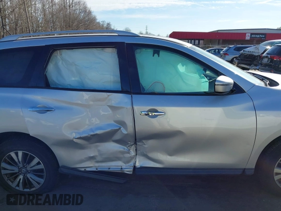 2018 Nissan Pathfinder SL with VIN 5N1DR2MM3JC644474, listed as a IAAI auction lot 41460391 with 73,249 mi miles and . Bid and sale history available at DreamBid. Image 13.