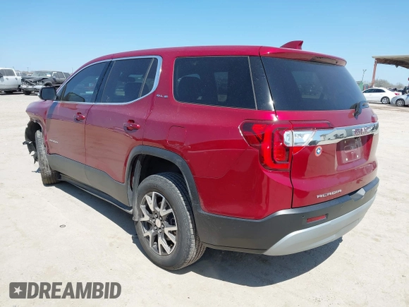 2020 GMC Acadia SLE with VIN 1GKKNKLA4LZ166973, listed as a IAAI auction lot 41776453 with 70,862 mi miles and . Bid and sale history available at DreamBid. Image 3.