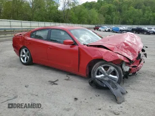 2012 Dodge Charger SXT with VIN 2C3CDXHG5CH178776, listed as a Copart auction lot 56191355 with Not Provided miles and Salvage Title. Bid and sale history available at DreamBid. Image 4.