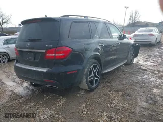 2017 Mercedes-Benz GLS with VIN 4JGDF7DE8HA788641, listed as a IAAI auction lot 41664587 with 156,707 mi miles. Bid and sale history available at carsss.com. Image 4.