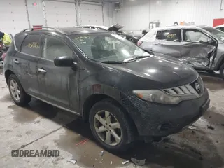 2010 Nissan Murano SL with VIN JN8AZ1MW7AW102476, listed as a IAAI auction lot 41322667 with 0 mi miles. Bid and sale history available at carsss.com. Image 1.