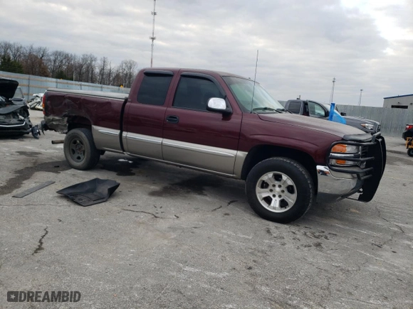 2002 GMC Sierra 1500 SLE with VIN 2GTEC19T621170709, listed as a Copart auction lot 85997764 with 134,991 mi miles and Salvage Title. Bid and sale history available at carsss.com. Image 4.