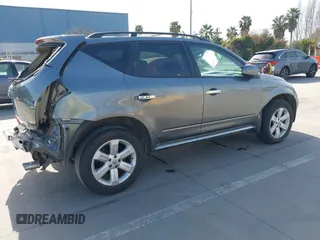 2006 Nissan Murano SL with VIN JN8AZ08T16W429490, listed as a IAAI auction lot 41890192 with 162,332 mi miles and . Bid and sale history available at carsss.com. Image 4.
