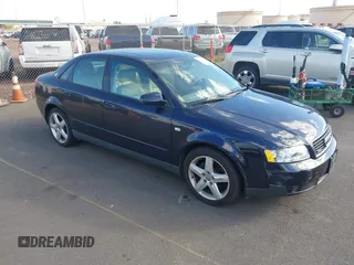 2003 Audi A4 1.8T with VIN WAULC68E93A352772, listed as a IAAI auction lot 41241820 with 49,680 mi miles. Bid and sale history available at carsss.com. Image 1.