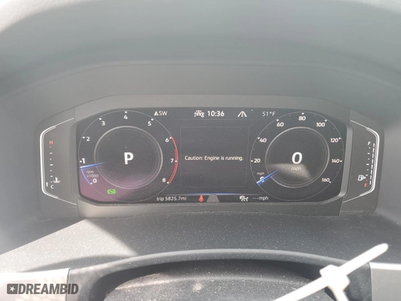 2022 Volkswagen Atlas 3.6L V6 SE w/Technology with VIN 1V2HR2CA5NC531417, listed as a Copart auction lot 51449465 with 5,825 mi miles and Salvage Title. Bid and sale history available at carsss.com. Image 9.