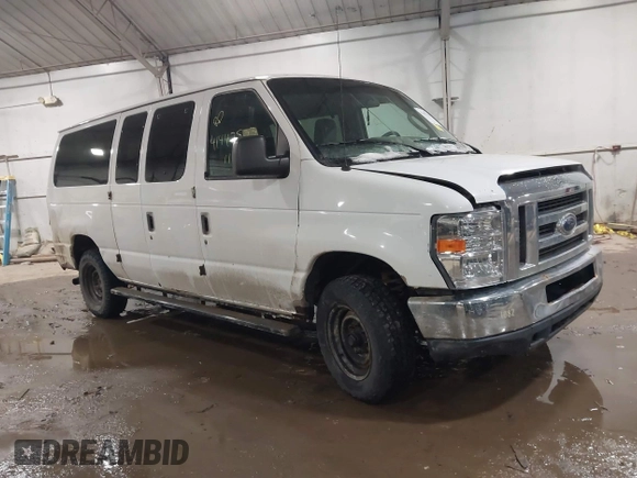 2011 Ford Econoline Passenger XL with VIN 1FBNE3BL7BDA48109, listed as a IAAI auction lot 41447533 with 325,568 mi miles. Bid and sale history available at carsss.com. Image 1.