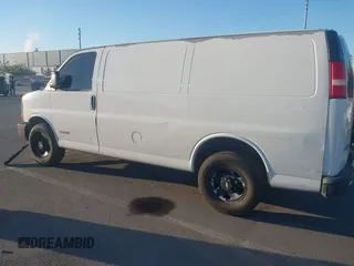 2005 Chevrolet Express Cargo with VIN 1GCGG25VX51227451, listed as a IAAI auction lot 41434522 with 202,023 mi miles and . Bid and sale history available at DreamBid. Image 3.