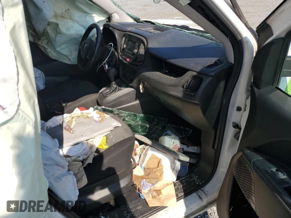 2016 Ram ProMaster City Cargo Tradesman SLT with VIN ZFBERFBT0G6C18409, listed as a Copart auction lot 67853264 with 300,749 mi miles and Salvage Title. Bid and sale history available at DreamBid. Image 8.