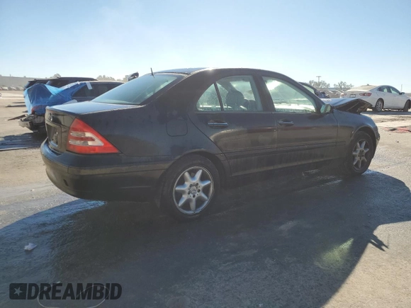 2003 Mercedes-Benz C 230/260/280/320 with VIN WDBRF64J73F309654, listed as a Copart auction lot 41789965 with 89,406 mi miles and Salvage Title. Bid and sale history available at DreamBid. Image 3.