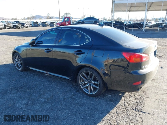2008 Lexus IS 250 with VIN JTHBK262882073350, listed as a IAAI auction lot 41253717 with 204,791 mi miles. Bid and sale history available at carsss.com. Image 3.
