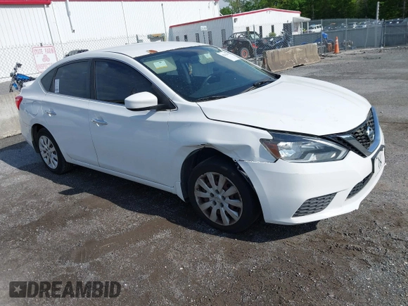 2016 Nissan Sentra SV with VIN 3N1AB7AP5GY284487, listed as a IAAI auction lot 42132677 with Not Provided miles and . Bid and sale history available at DreamBid. Image 1.
