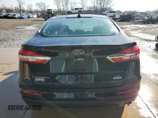 2020 Ford Fusion SE with VIN 3FA6P0HD4LR227506, listed as a Copart auction lot 49100185 with 40,260 mi miles and Salvage Title. Bid and sale history available at carsss.com. Image 6.