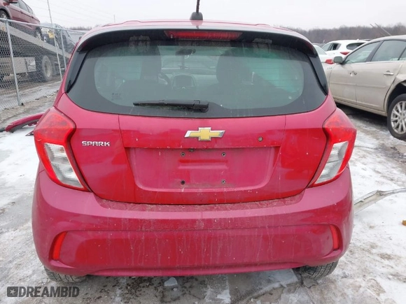 2020 Chevrolet Spark LS with VIN KL8CB6SA1LC420782, listed as a IAAI auction lot 41562431 with 58,727 mi miles. Bid and sale history available at carsss.com. Image 17.