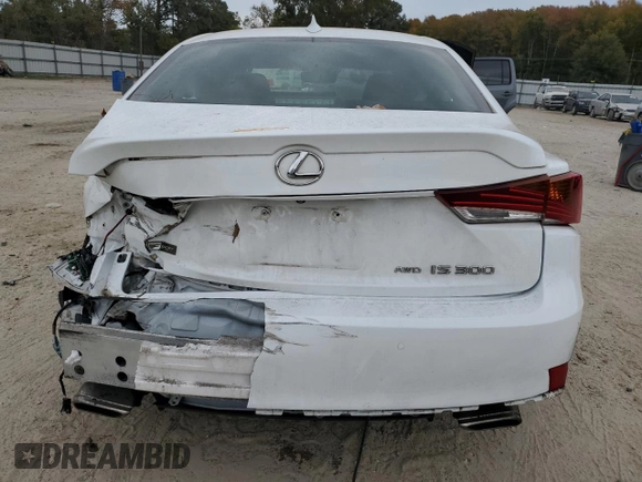 2019 Lexus IS with VIN JTHC81D22K5036347, listed as a Copart auction lot 76686154 with 75,686 mi miles and Salvage Title. Bid and sale history available at carsss.com. Image 6.