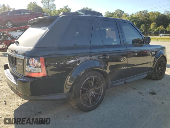 2012 Land Rover Range Rover Sport HSE Lux with VIN SALSK2D47CA744326, listed as a Copart auction lot 75076244 with 138,180 mi miles and Clean Title. Bid and sale history available at DreamBid. Image 3.