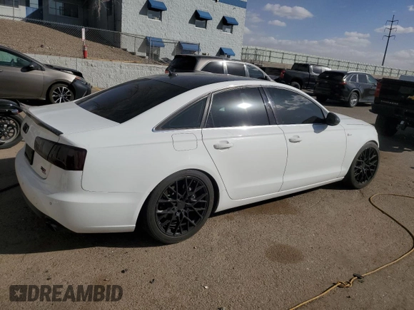2012 Audi A6 3.0T Premium Plus with VIN WAUGGAFC3CN035282, listed as a Copart auction lot 47581675 with 126,733 mi miles and Salvage Title. Bid and sale history available at carsss.com. Image 3.
