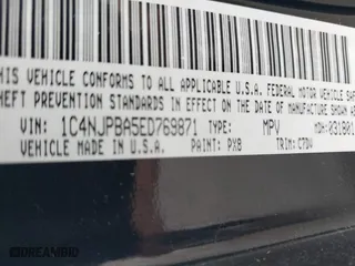 2014 Jeep Patriot Sport with VIN 1C4NJPBA5ED769871, listed as a IAAI auction lot 41146384 with 63,356 mi miles. Bid and sale history available at carsss.com. Image 9.
