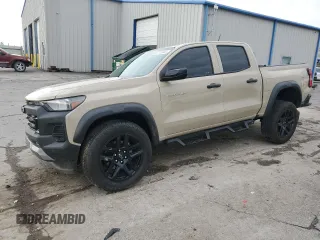 2023 Chevrolet Colorado 4WD Trail Boss with VIN 1GCPTEEK2P1131528, listed as a Copart auction lot 61356945 with 17,452 mi miles and Salvage title. Bid and sale history available at DreamBid. Image 1.