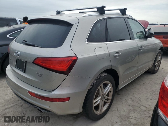 2014 Audi Q5 Prestige with VIN WA1WGAFP5EA032163, listed as a Copart auction lot 76766564 with Not provided miles and Salvage title. Bid and sale history available at DreamBid. Image 3.