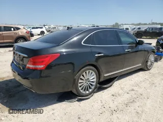 2015 Hyundai Equus Ultimate z VIN KMHGH4JH5FU096238, wystawiony jako Copart lot #52944345 z przebiegiem 101 090 mil mil oraz Szkody całkowita. Historia ofert i sprzedaży dostępna na DreamBid. Obrazek 3.