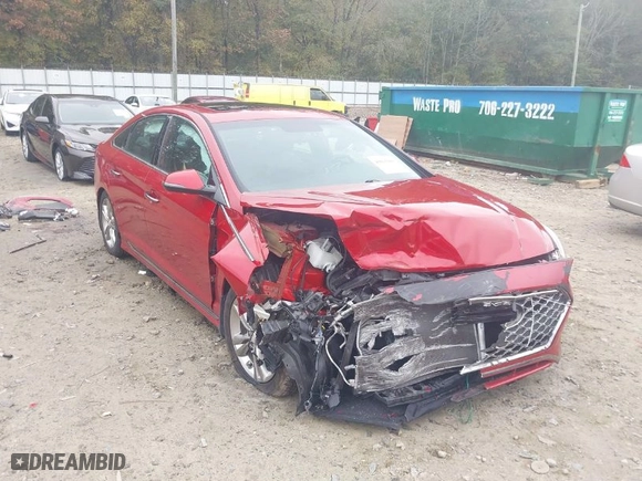 2019 Hyundai Sonata Sport with VIN 5NPE34AF7KH808312, listed as a IAAI auction lot 40815880 with 71,800 mi miles. Bid and sale history available at carsss.com. Image 6.