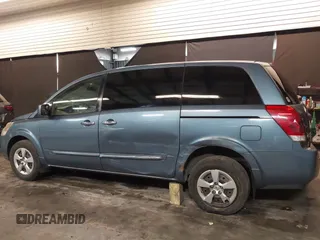 2008 Nissan Quest SL with VIN 5N1BV28U68N118044, listed as a IAAI auction lot 41311739 with 87,066 mi miles. Bid and sale history available at carsss.com. Image 6.