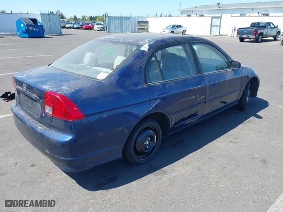 2005 Honda Civic Sdn EX with VIN 2HGES26725H596443, listed as a IAAI auction lot 42084766 with 1 mi miles. Bid and sale history available at carsss.com. Image 4.