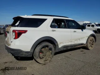 2023 Ford Explorer ST with VIN 1FM5K8GC4PGB32965, listed as a Copart auction lot 47314825 with 0 mi miles and Salvage Title. Bid and sale history available at carsss.com. Image 3.