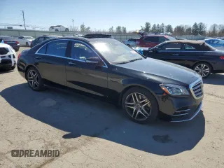 2020 Mercedes-Benz S 560 with VIN WDDUG8GB8LA502374, listed as a Copart auction lot 50412965 with 59,859 mi miles and Salvage Title. Bid and sale history available at carsss.com. Image 4.