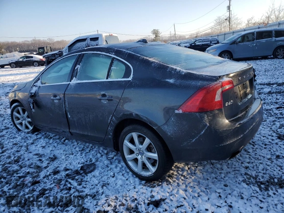 2016 Volvo S60 T5 Premier with VIN YV1612TK2G2415796, listed as a Copart auction lot 89312665 with 0 mi miles and Salvage Title. Bid and sale history available at carsss.com. Image 2.
