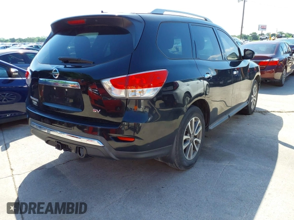 2014 Nissan Pathfinder SV with VIN 5N1AR2MN2EC658657, listed as a IAAI auction lot 42081432 with 170,905 mi miles. Bid and sale history available at carsss.com. Image 4.